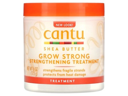 كريم علاجي لتقوية الشعرغني بزبدة الشيا من كانتو 173 غرام - Cantu Shea Butter Grow Strong Strengthening Treatment 173g